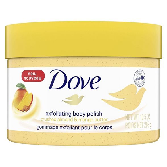Dove Crushed Almond & Mango Butter Exfoliating Body Polish Scrub - 10.5  fl oz | Target