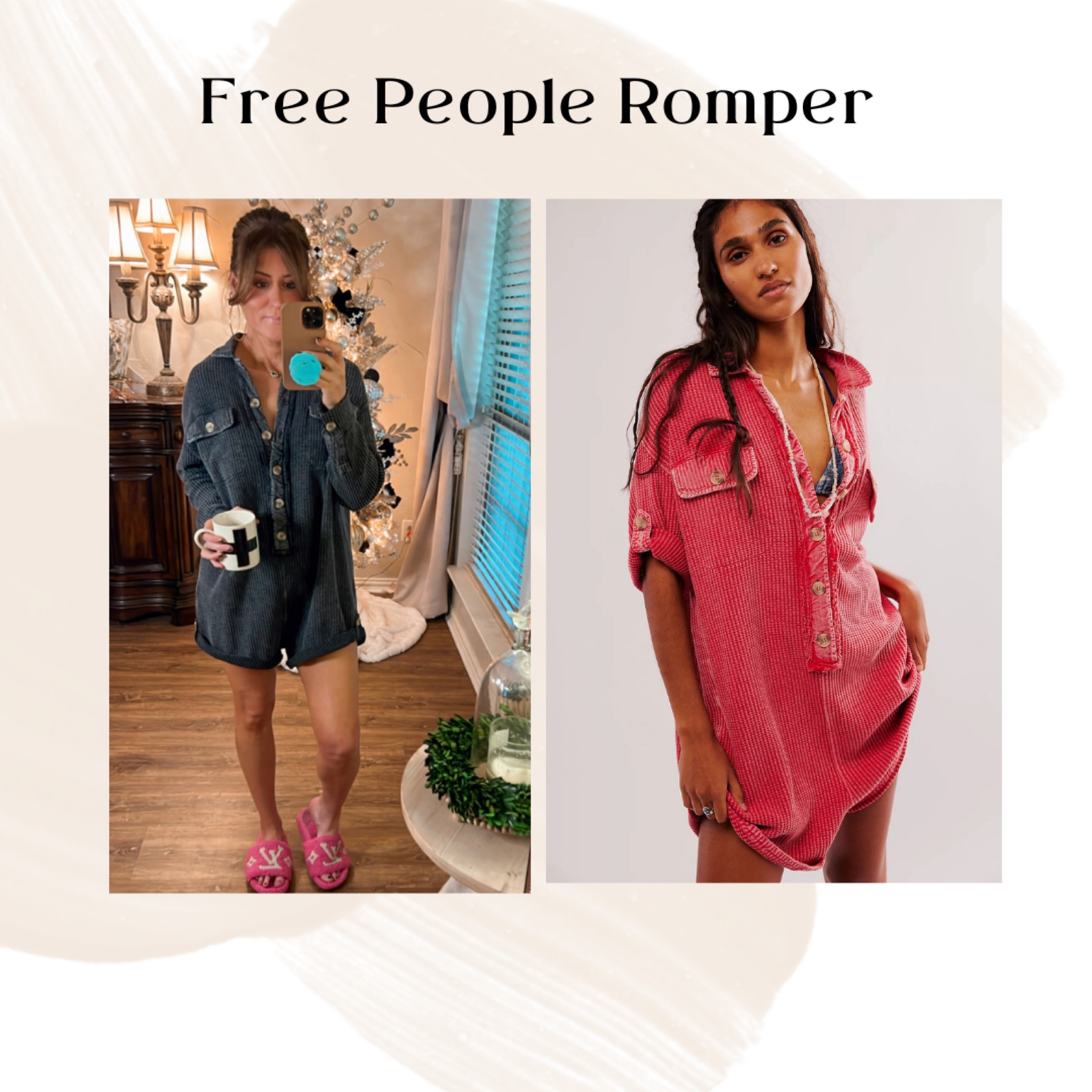 Free People Scout romper now in red!  Perfect for Christmas. ❤️

#LTKFindsUnder100 #LTKStyleTip #LTKOver40