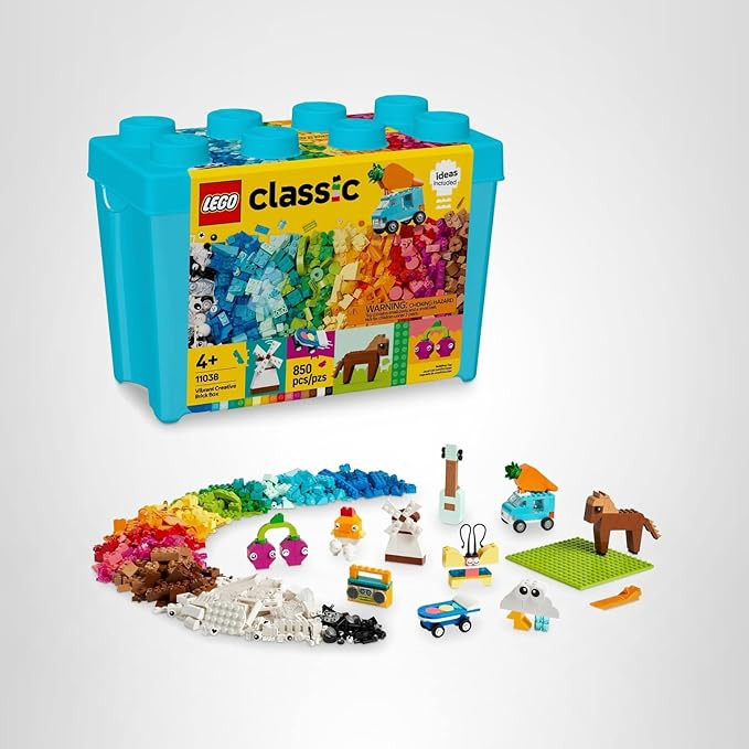 LEGO Classic Vibrant Creative Brick Box Building Blocks - Sensory & Learning Toys for Boys & Girl... | Amazon (US)