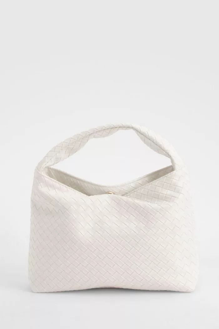 Woven Leather Look Grab Bag | Boohoo.com (UK & IE)