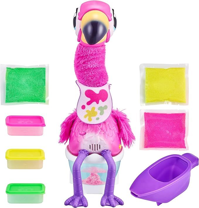 Little Live Pets Gotta Go Flamingo Value Pack: Sherbet | Interactive Plush Toy That Eats, Sings, ... | Amazon (US)