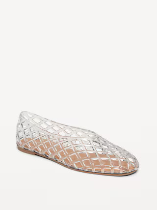 Jelly Lattice Ballet Flats | Old Navy (US)