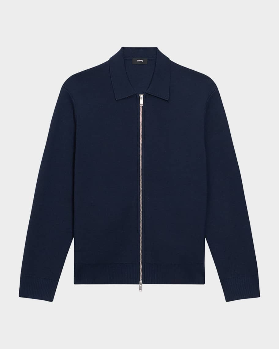 Theory Men's Cameron Full-Zip Sweater | Neiman Marcus
