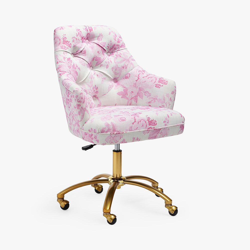 LoveShackFancy Tufted Desk Chair | Pottery Barn Teen