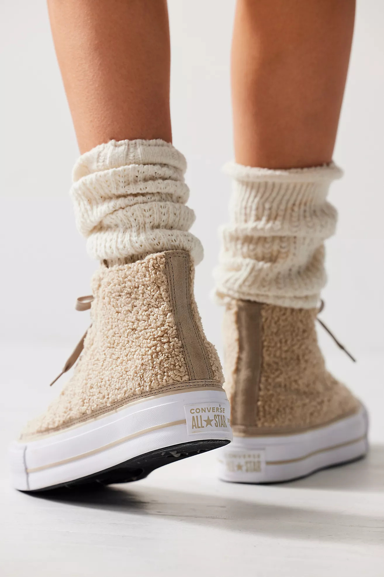 Chuck Taylor All Star Lift Platform Cozy Club Sneakers | Free People (Global - UK&FR Excluded)