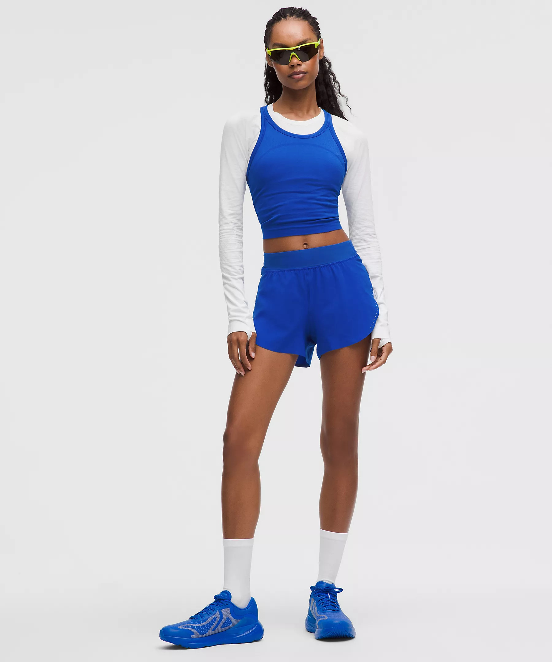 Swiftly Tech Cropped Racerback Tank Top 2.0 | Lululemon (US)