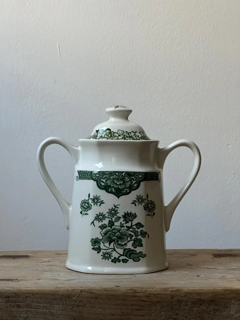 Vintage Salt and Sugar Pot, Dining Condiment Pot, Spice Pot, Antique Pottery Stoneware Jar, Irons... | Etsy (US)