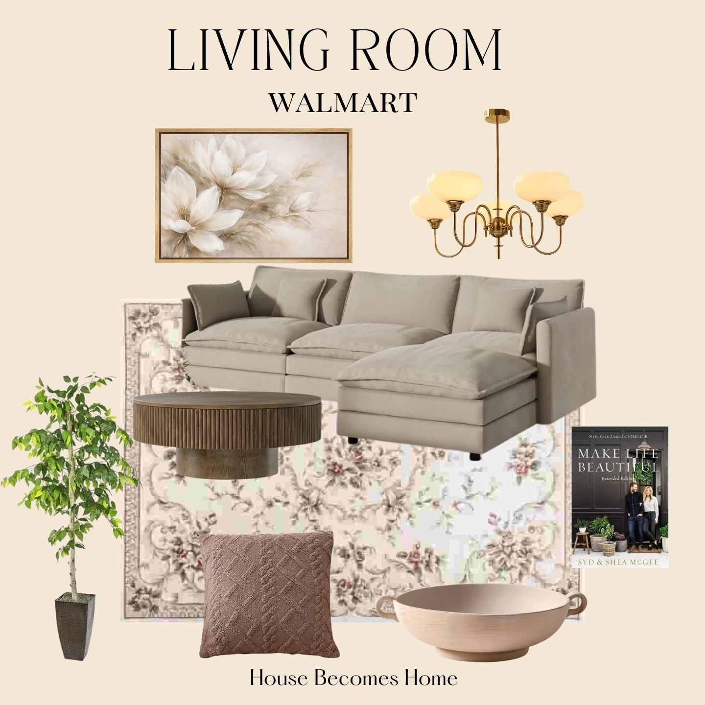 Walmart living room decor 🙌🏻🙌🏻

Neutral living room, cloud, couch, full plant, coffee table, wall art ￼

#LTKSeasonal #LTKHome