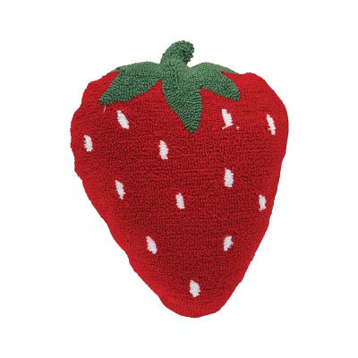 C&F Home Strawberry Shaped Hooked Throw Pillow | Target