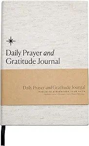 Christian Daily Prayer And Gratitude Journal (White Cotton) | Daily Planner, Biblical Affirmation... | Amazon (US)