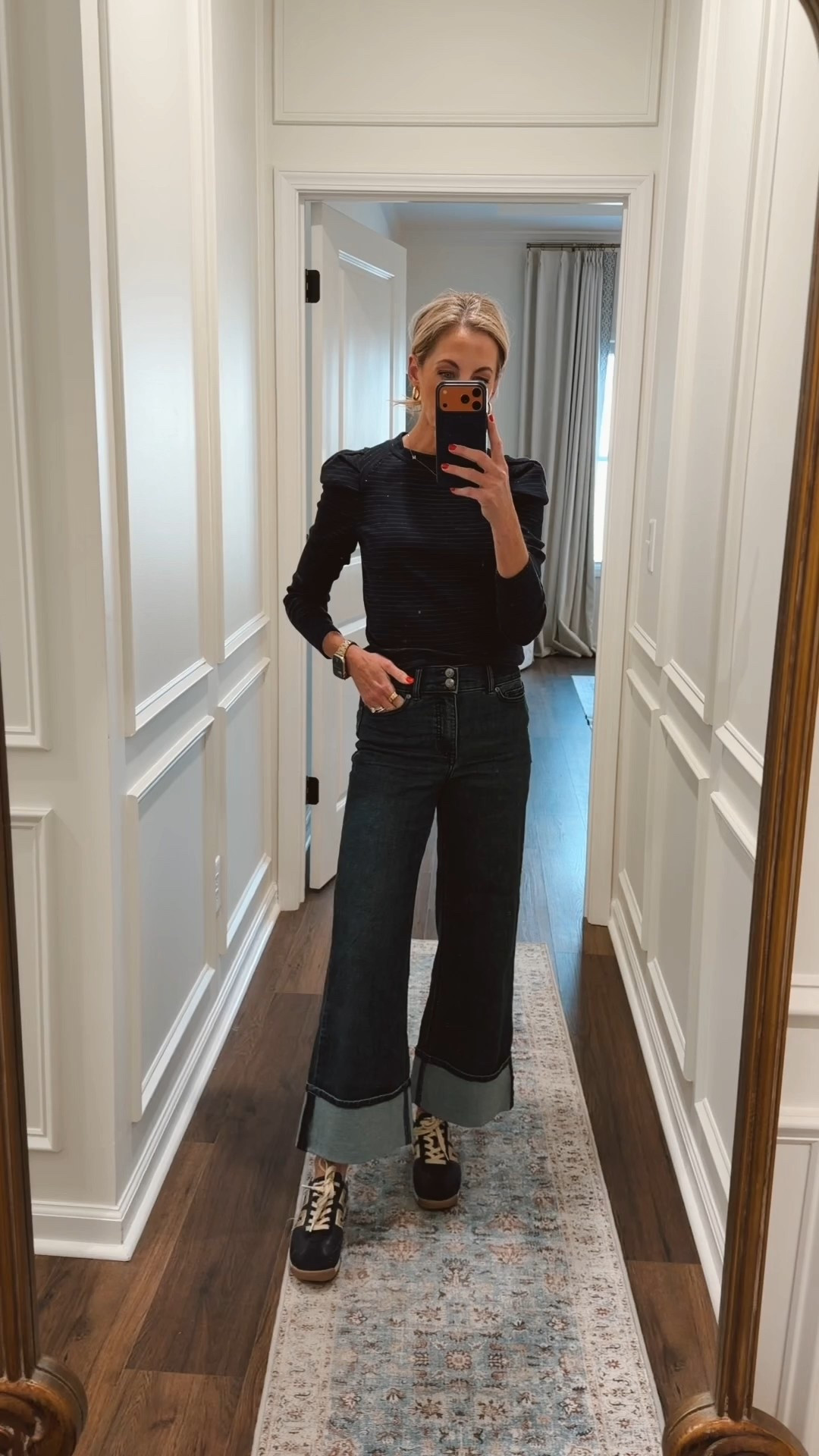 Today’s running errands outfit. $11 top $30 Walmart jeans 

#LTKSaleAlert #LTKActive #LTKOver40