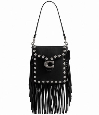 COACH Stevie Western Inspired Fringe Stud Crossbody Bag | Dillard's | Dillard's