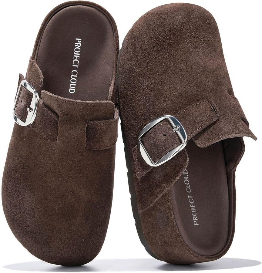 Project Cloud 100% Genuine Leather Platform Clogs for Women (Rothera) | Amazon (US)