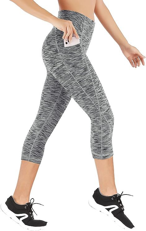 Heathyoga Yoga Pants with Pockets for Women Capri Leggings for Women Yoga Leggings with Pockets f... | Amazon (US)