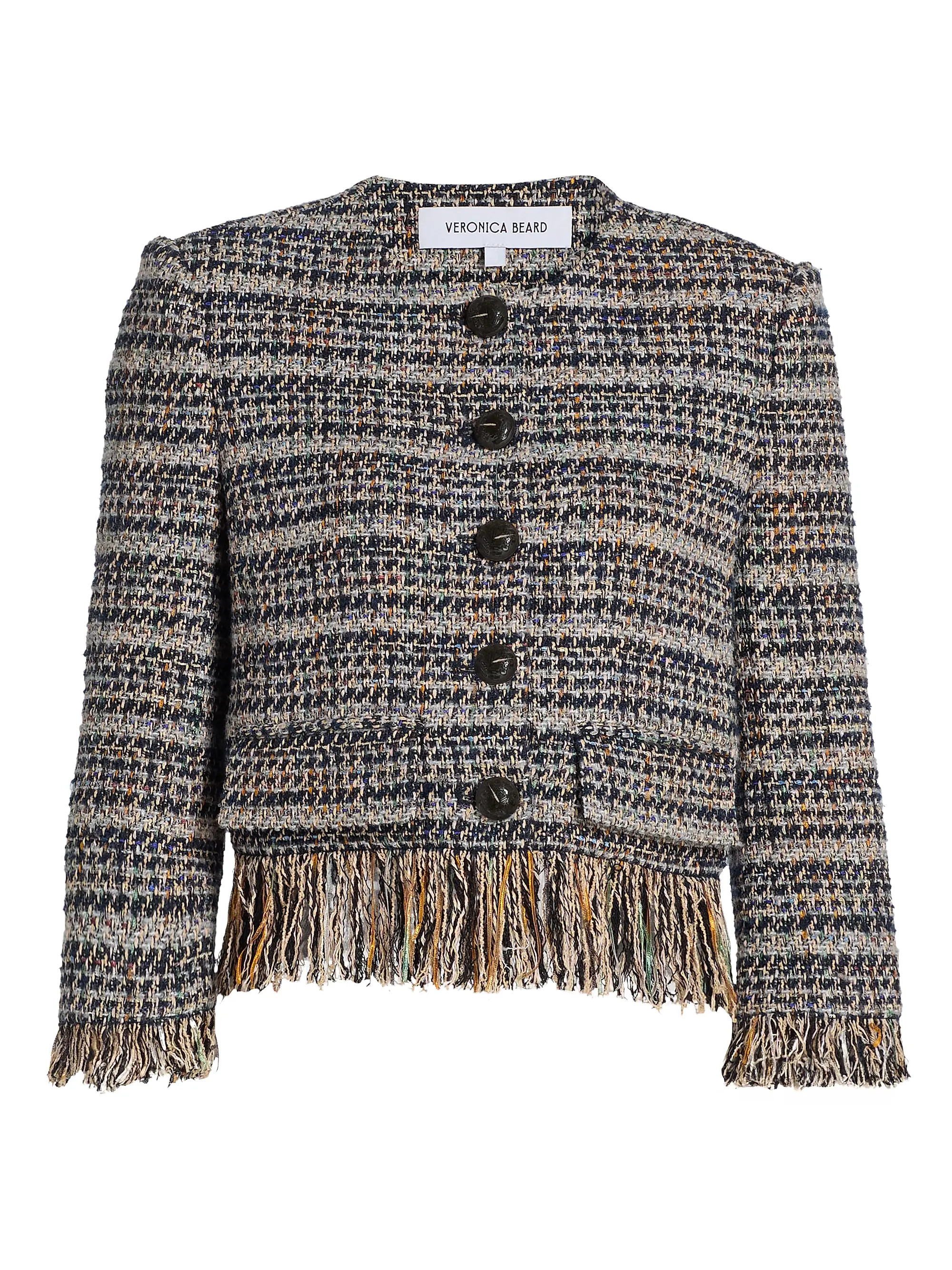 Lyons Tweed Fringe Jacket | Saks Fifth Avenue