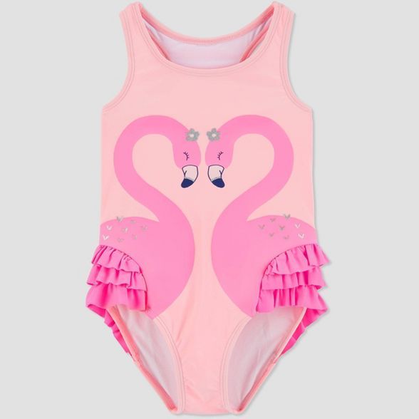 Toddler Girls' Flamingo One Piece Swimsuit - Just One You® made by carter's Pink | Target