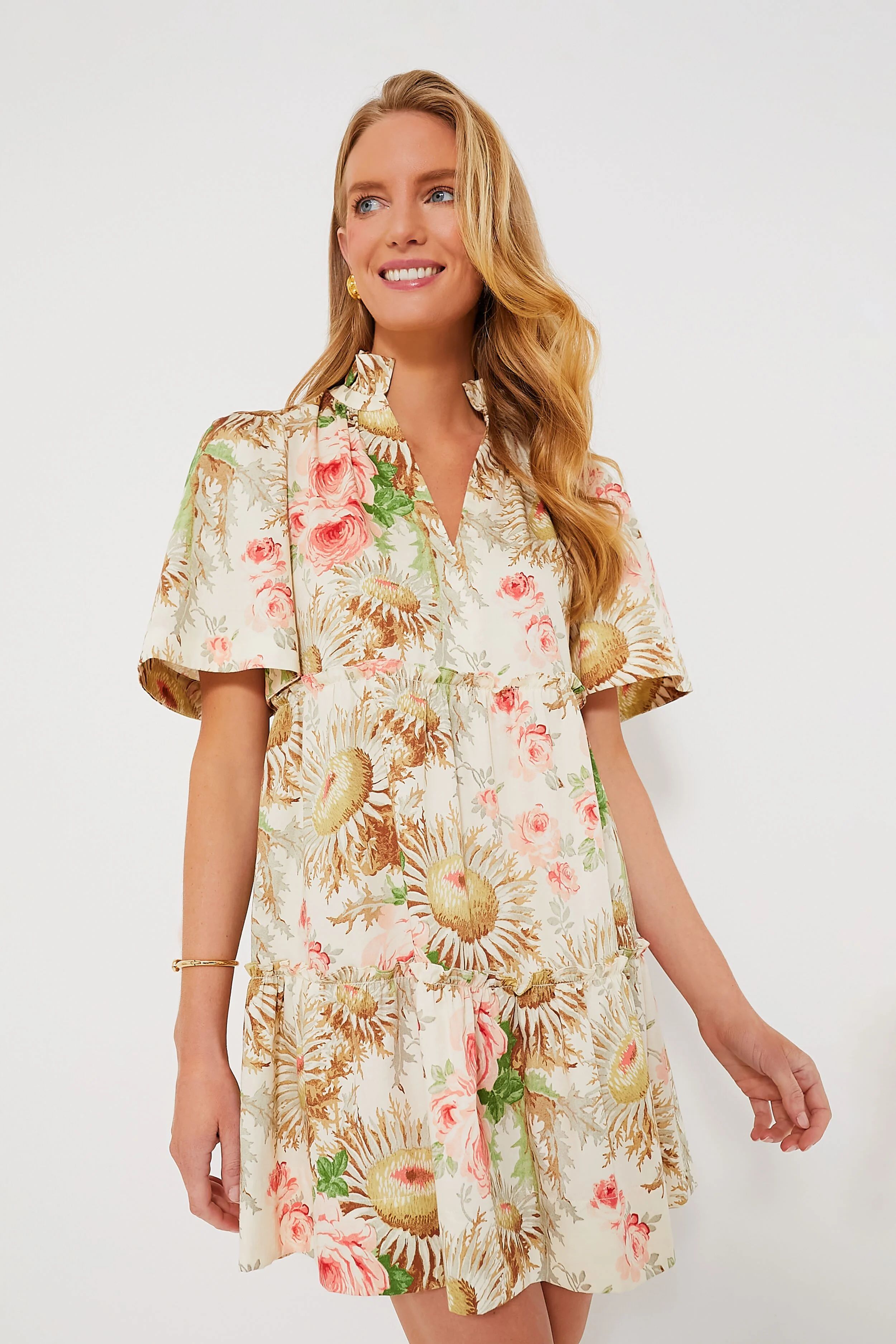 Sun Faded Floral Crawford Dress | Tuckernuck (US)