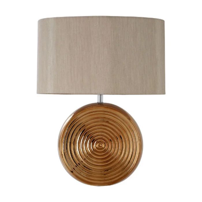 Bronze Ceramic Table Lamp with Shade | La Redoute (UK)
