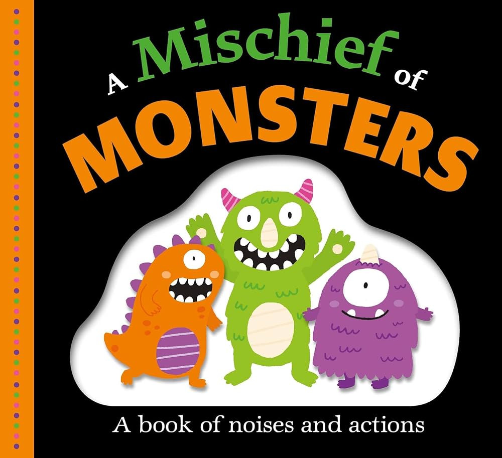 Picture Fit Board Books: A Mischief of Monsters: A Book of Noises and Actions | Amazon (US)