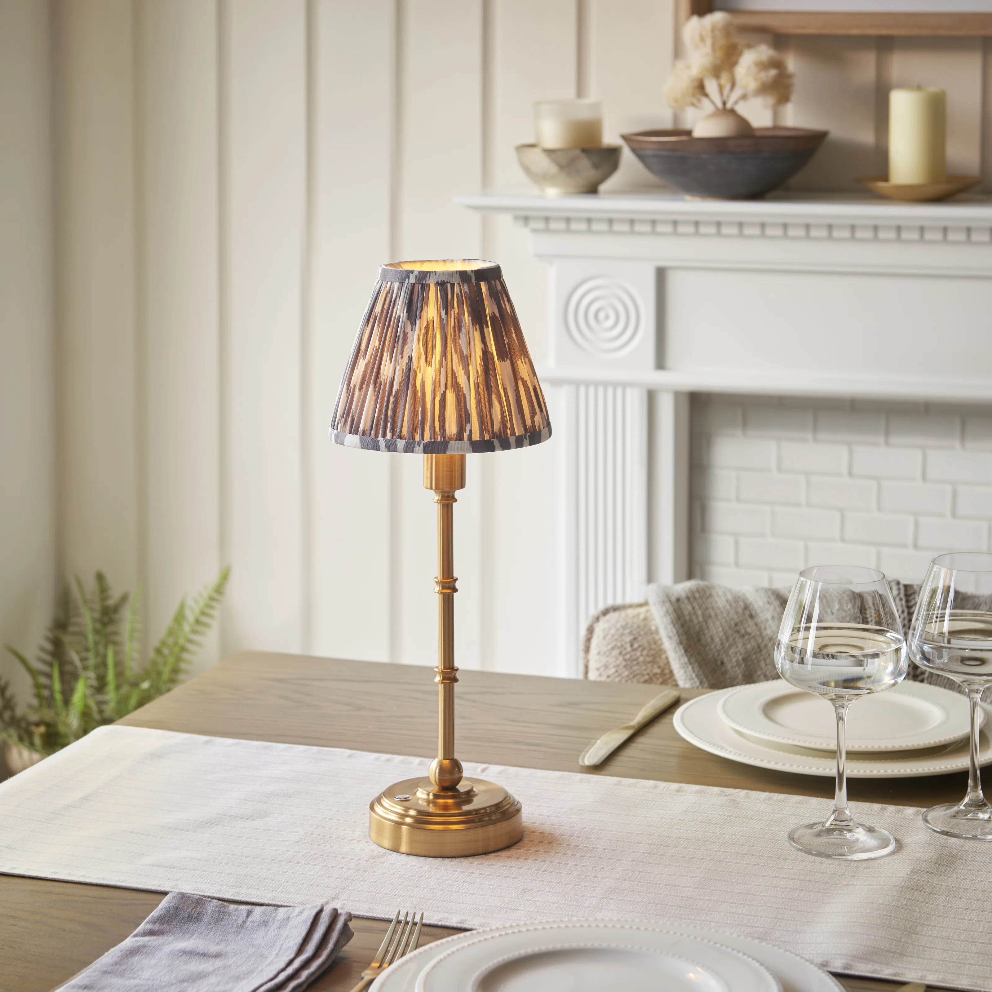 Burley Rechargeable Metal Table Lamp | Wayfair UK