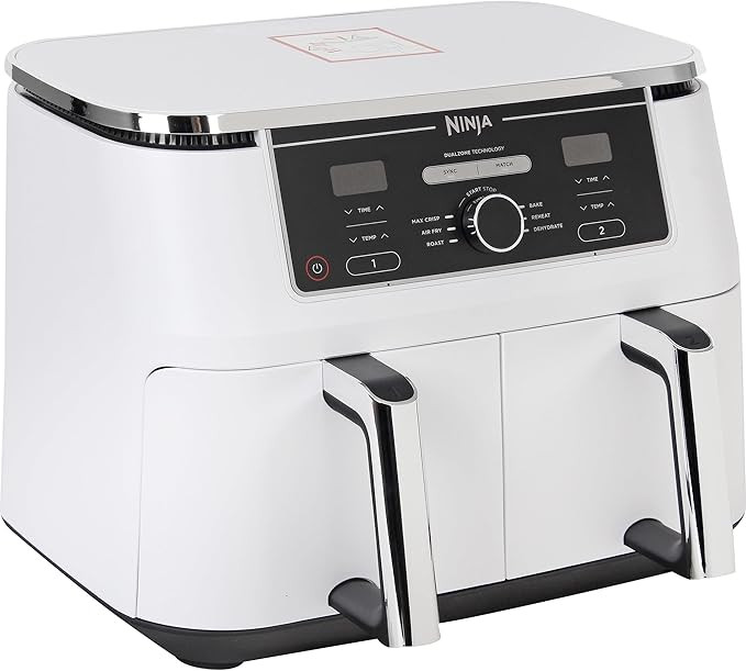 Ninja AF400EUWH MAX Foodi Dual Zone Heißluftfritteu weiß | Amazon (DE)
