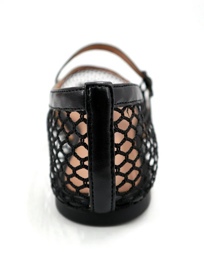 No Boundaries Mesh Mary Jane Flats, Women’s | Walmart (US)