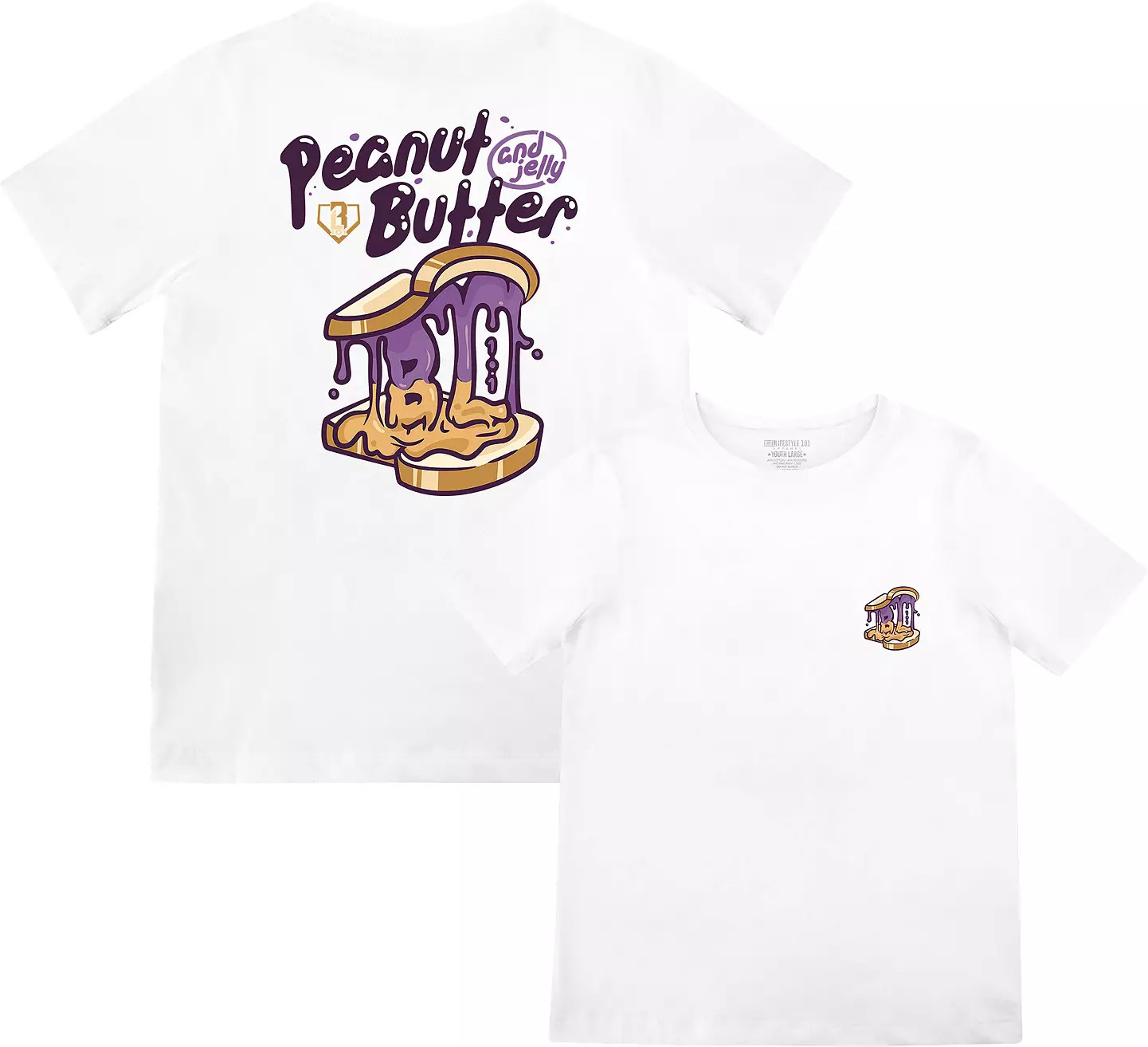 Baseball Lifestyle 101 Boys' PB&J T-Shirt | DICK'S Sporting Goods