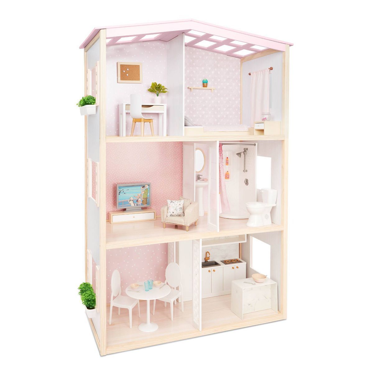 Our Generation Sweet Home Dollhouse & Furniture Playset for 18" Dolls | Target