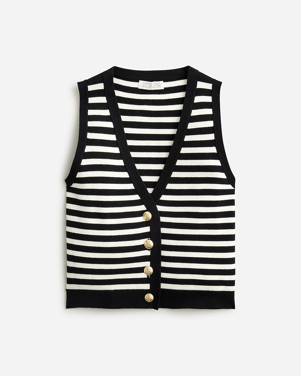 Emilie sweater-vest in stripe | J. Crew US
