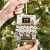 Fireplace Stockings Personalized Family Ornament - 12 Names | Personalization Mall