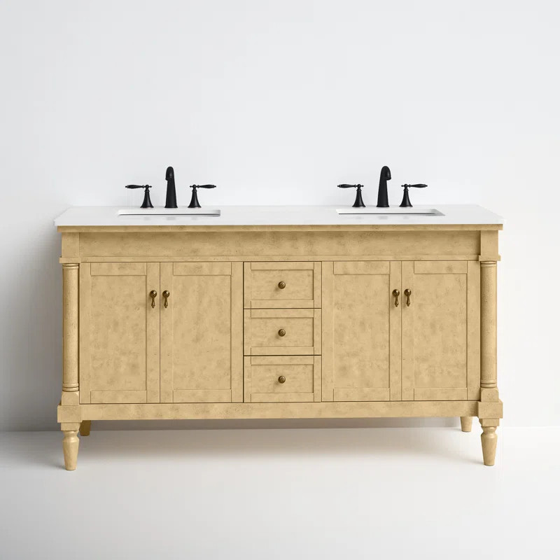 Deina 60" Double Bathroom Vanity Set | Wayfair North America
