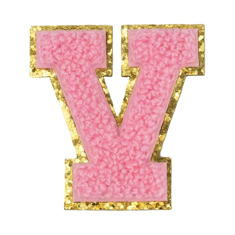 Hello Hobby Chenille V Pink Patch | Walmart (US)