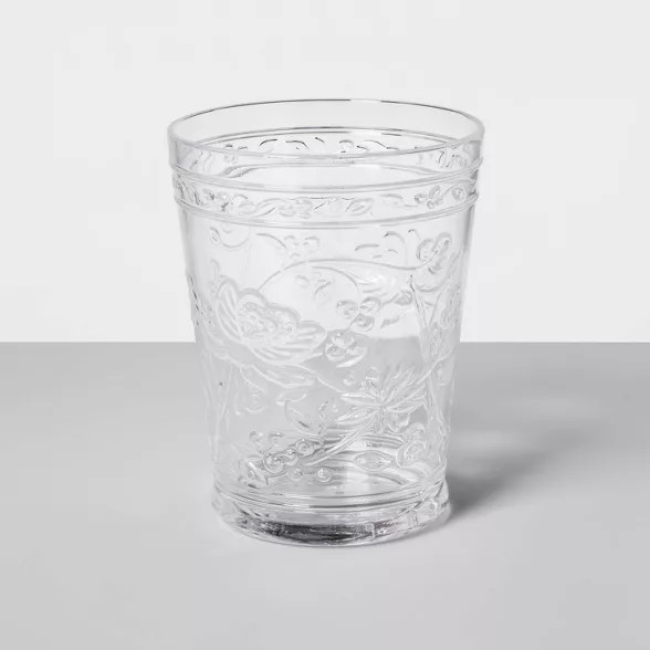 16oz Plastic Floral Embossed Short Tumbler - Opalhouse™ | Target
