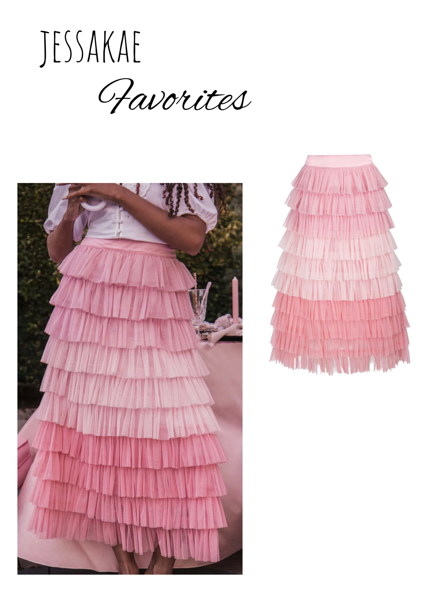 Tiered skirt. Blush skirt. Layered skirt. Cute spring womens clothes. Fashion find. Jessakae dresses. 

#LTKFind #LTKSeasonal #LTKstyletip