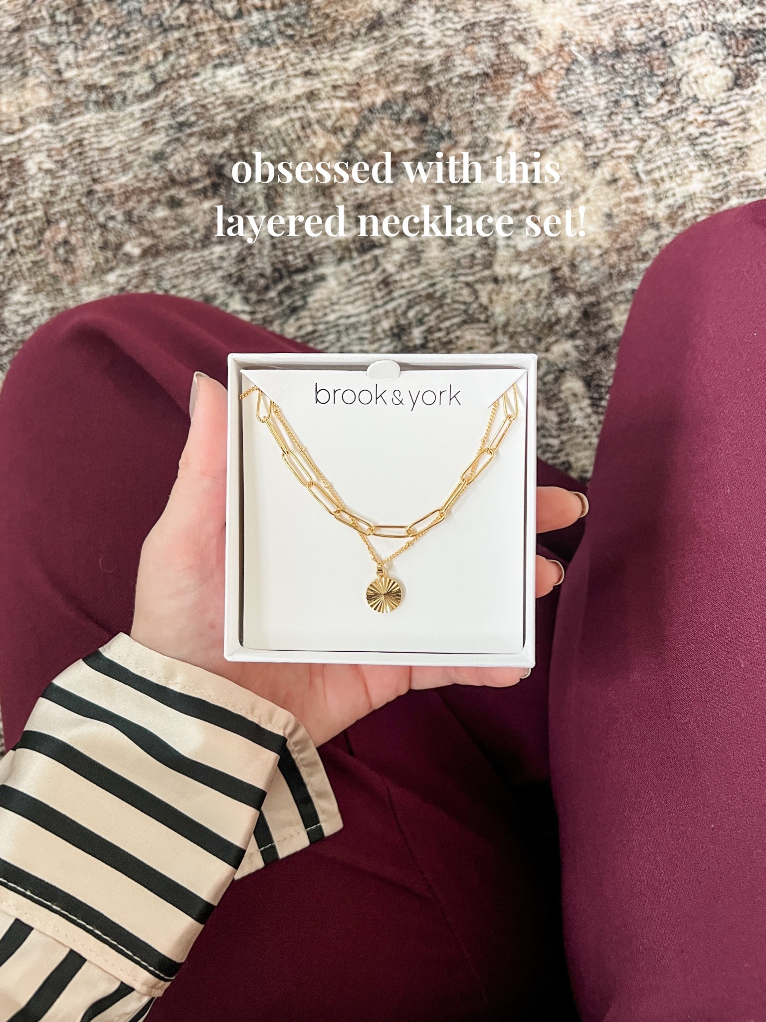 My new go-to gold necklace set from Brook & York. Love the simplicity of them layered together or worn separately. I got multiple compliments on it the first day I wore them together in just the few hours I was out running errands, so it’s safe to say they’re perfect! 🖤 I also linked a few more of my faves too in case you’re looking to stock up on simple jewelry  

#LTKSaleAlert #LTKWorkwear #LTKStyleTip