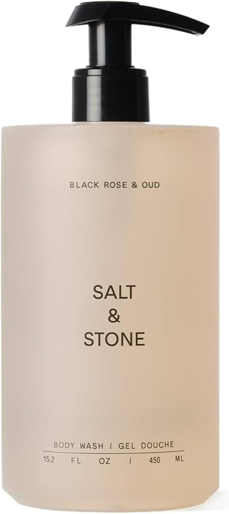 Salt & Stone Body Wash for Women & Men | Black Rose & Oud | Hydrating Gel Cleanser | Clean & Soft... | Amazon (US)