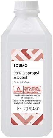 Amazon Brand - Solimo 99% Isopropyl Alcohol For Technical Use,16 Fl Oz | Amazon (US)