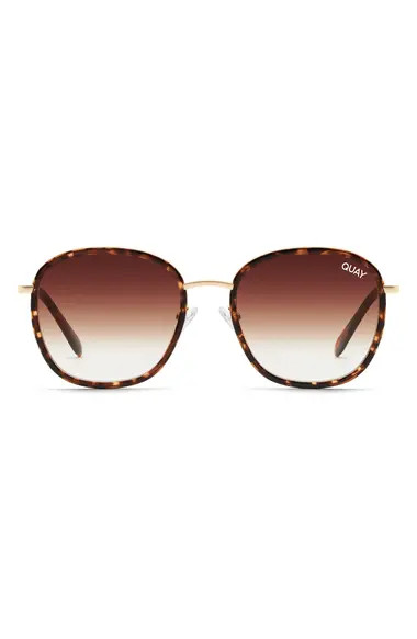 Quay Australia Jezabell 51mm Polarized Round Sunglasses | Nordstrom