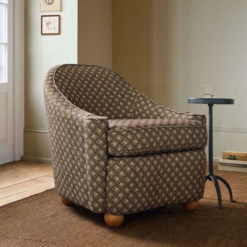 Pierce & Ward Curved Slipper Chair | West Elm (US)