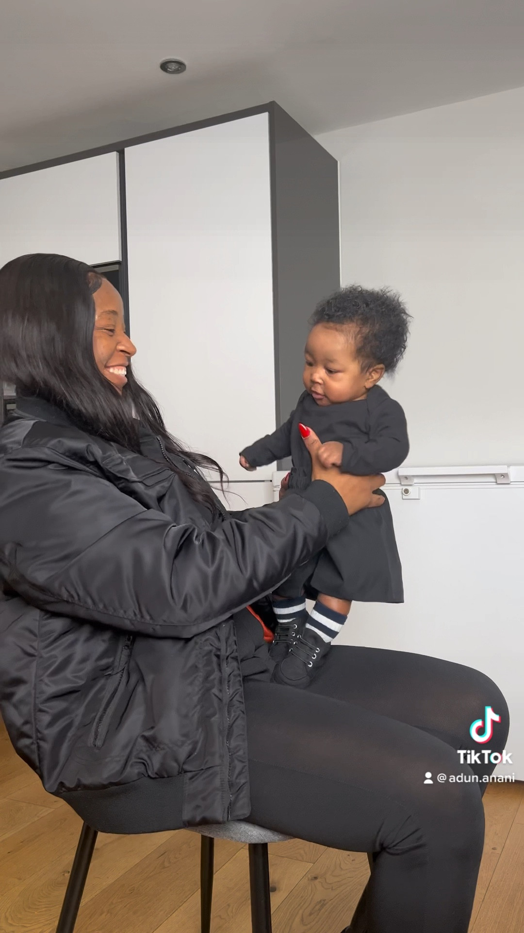 All black outfits for mum and baby! Baby girl outfit styling baby 3 months old almost 4 months old 

#LTKfamily #LTKFind #LTKbaby