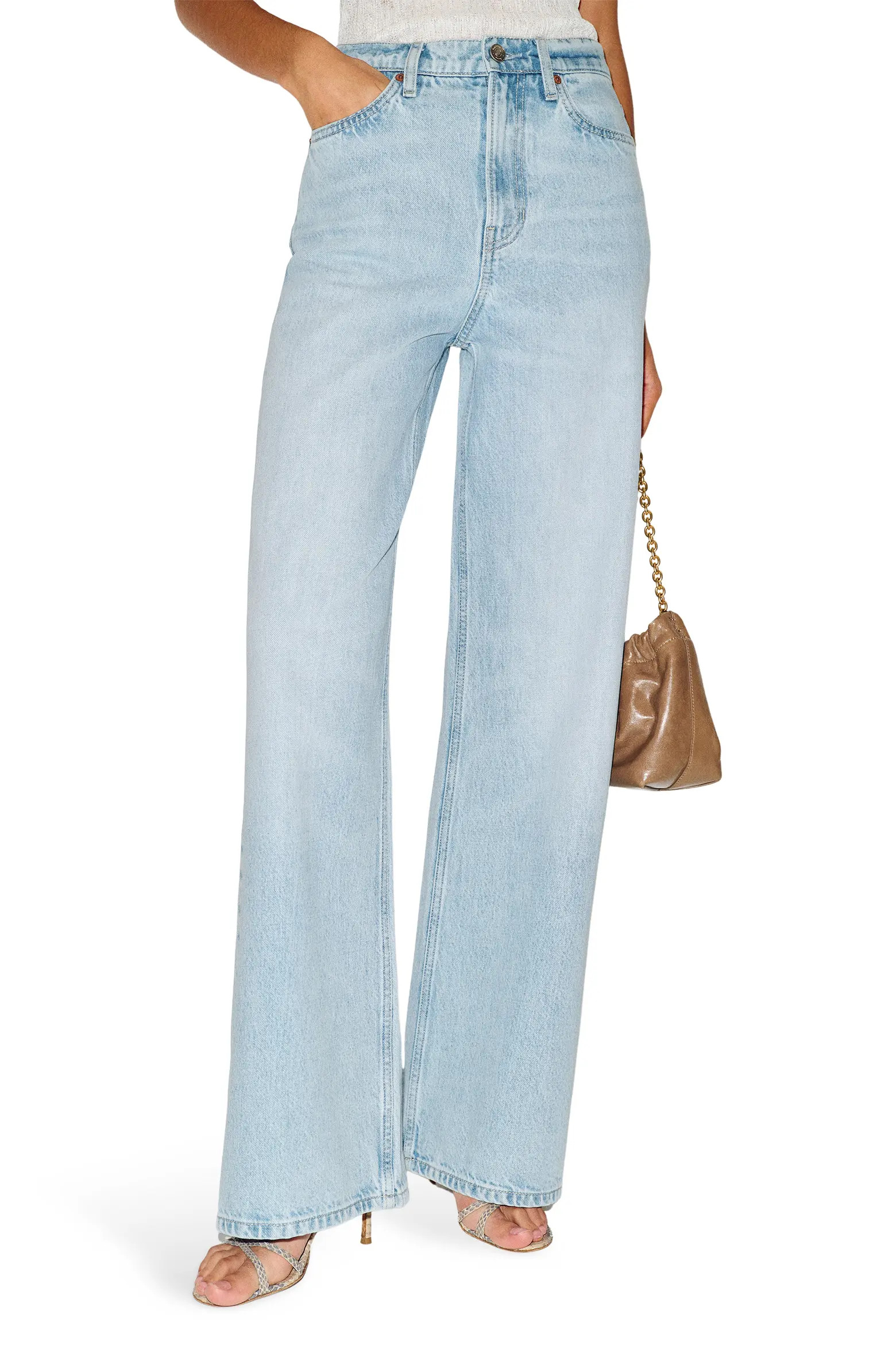 Reformation Cary High Waist Slouchy Wide Leg Jeans (Melville) (Women) | Nordstrom | Nordstrom