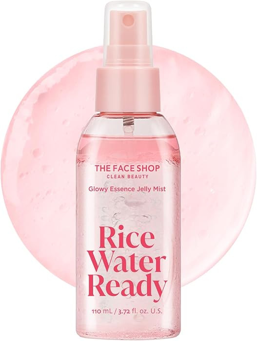 The Face Shop Rice Water Ready Glowy Essence Jelly Mist, Korean Skin Care, Skin Prep for Makeup w... | Amazon (US)