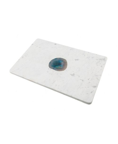 Marble Serving Board with Blue Agate | Macys (US)
