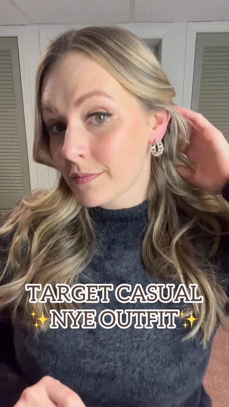 This Target casual NYE outfit is perfect for a night at friends or family’s house or a nice dinner or even if you are staying in but want to get a little dressy ✨

#LTKHoliday #LTKVideo #LTKfindsunder50