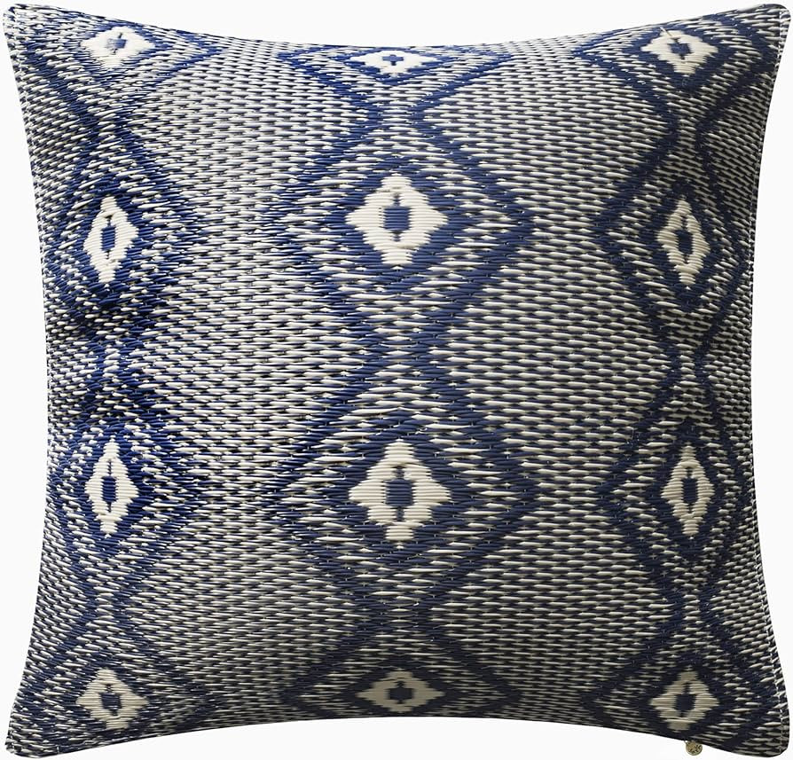Outdoor Premium Recycled Plastic Pillow - Waterproof, Fade Resistant - Boho Geometric Diamond - P... | Amazon (US)