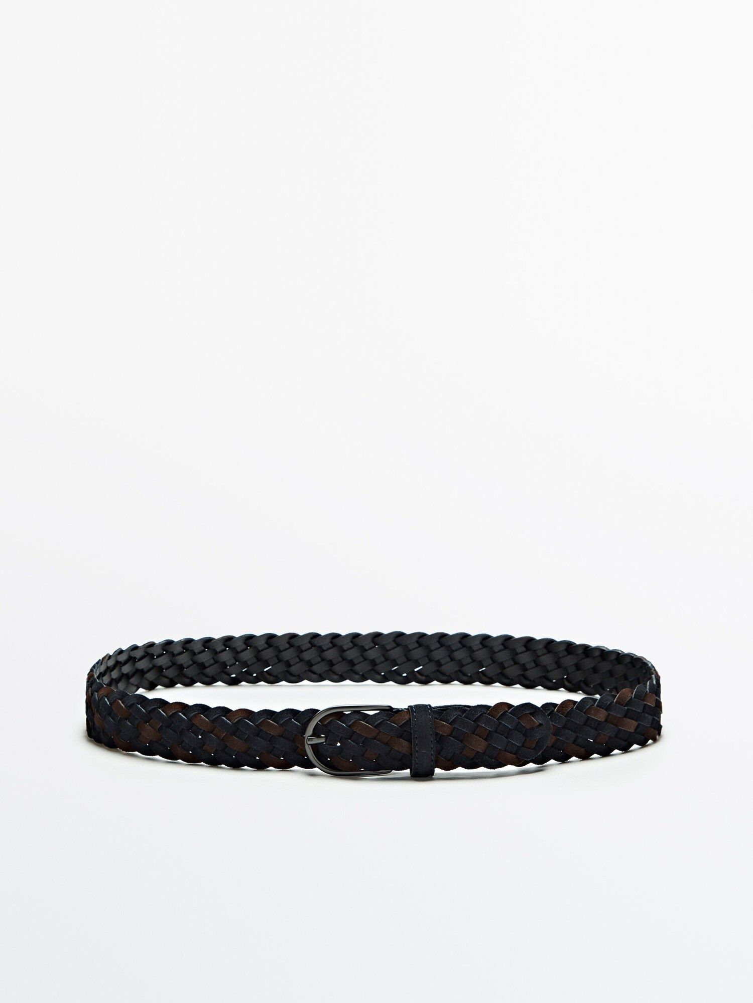 Braided leather belt | Massimo Dutti (US)