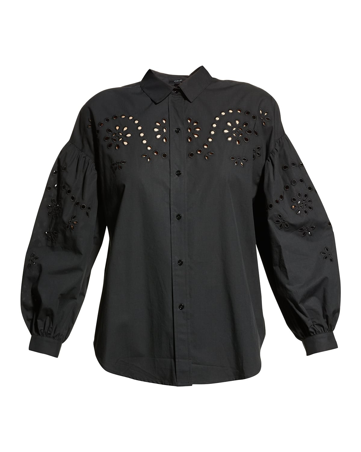 Alister Eyelet Button-Front Shirt | Neiman Marcus