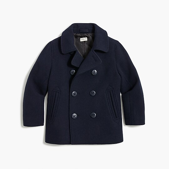 Boys' wool-blend peacoat | J.Crew Factory