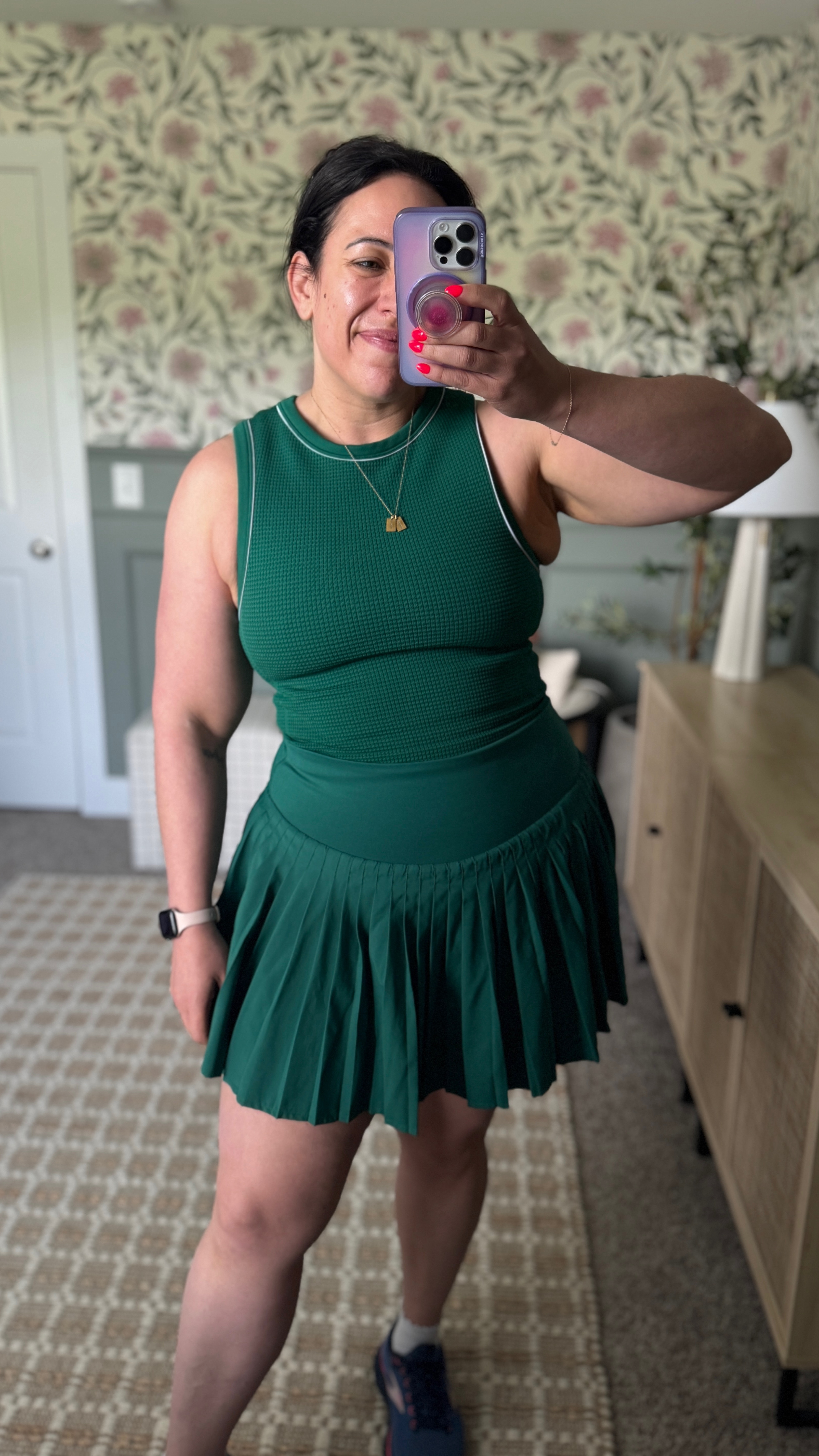 Morning walking OOTD featuring Target activewear in size xl in top and large in bottoms! 

#LTKFindsUnder100 #LTKMidsize #LTKActive