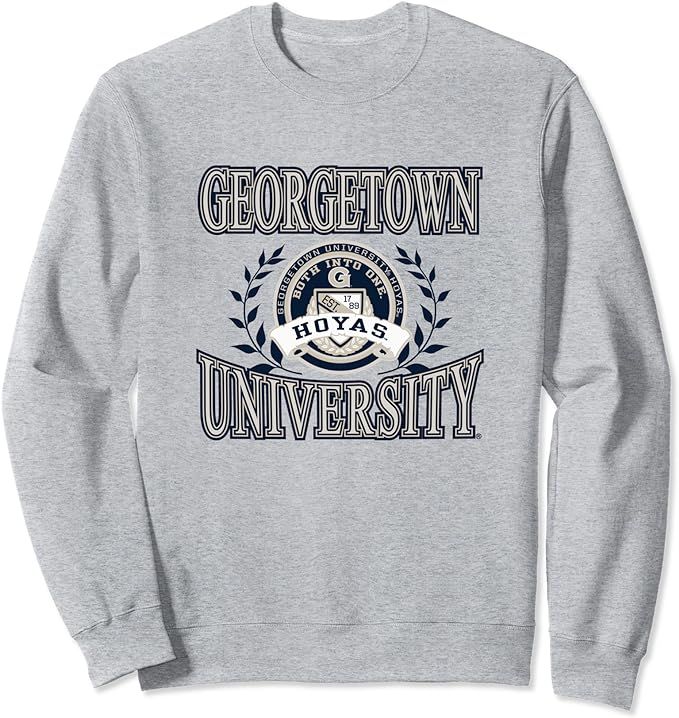 Georgetown Hoyas Stamp Laurels Alternate Officially Licensed Sweatshirt | Amazon (US)